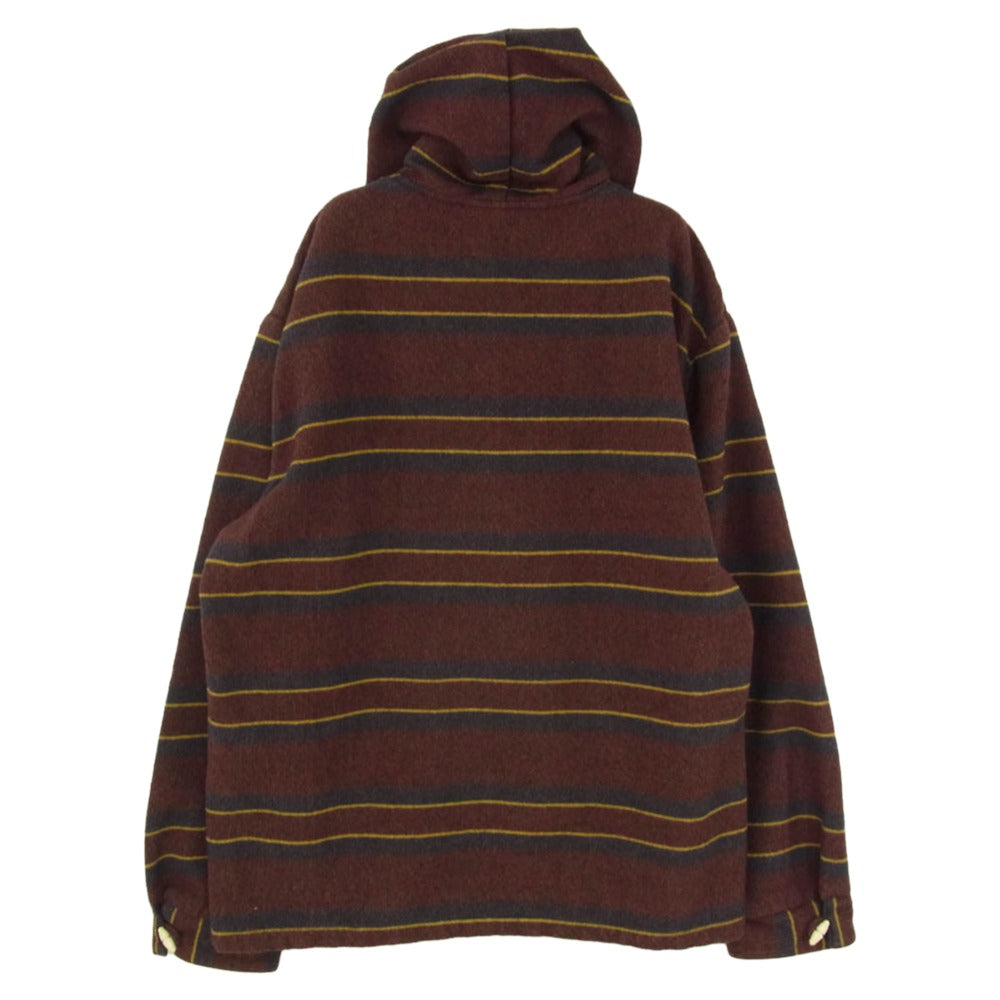 TENDERLOIN テンダーロイン T-BLANKET PARKA トグルボタン ブランケット パーカー ジャケット エンジ系 L【中古】