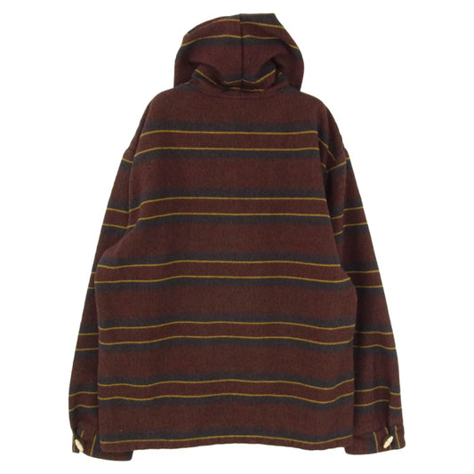 TENDERLOIN テンダーロイン T-BLANKET PARKA トグルボタン ブランケット パーカー ジャケット エンジ系 L【中古】