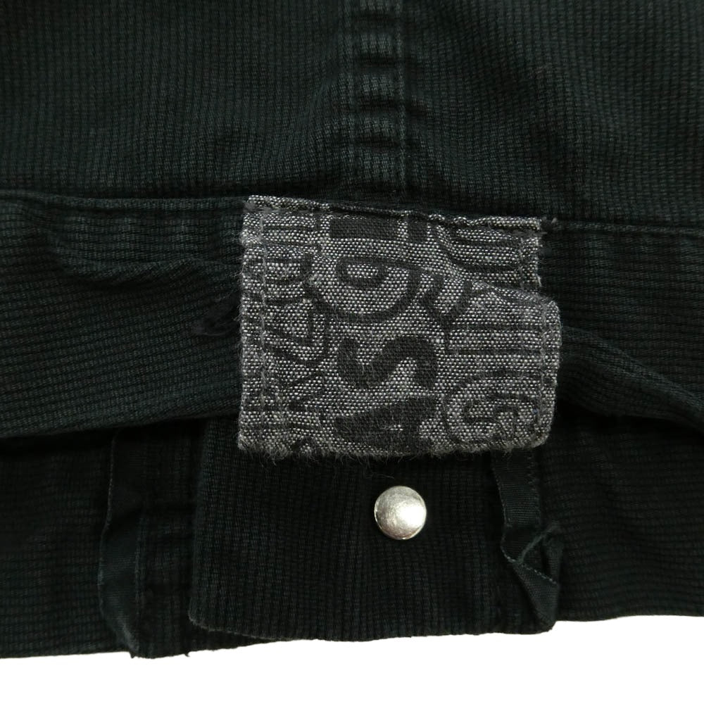 TENDERLOIN テンダーロイン 23ss T-PIQUE ピケ スタンドカラー ジャケット ブラック系 XL【中古】