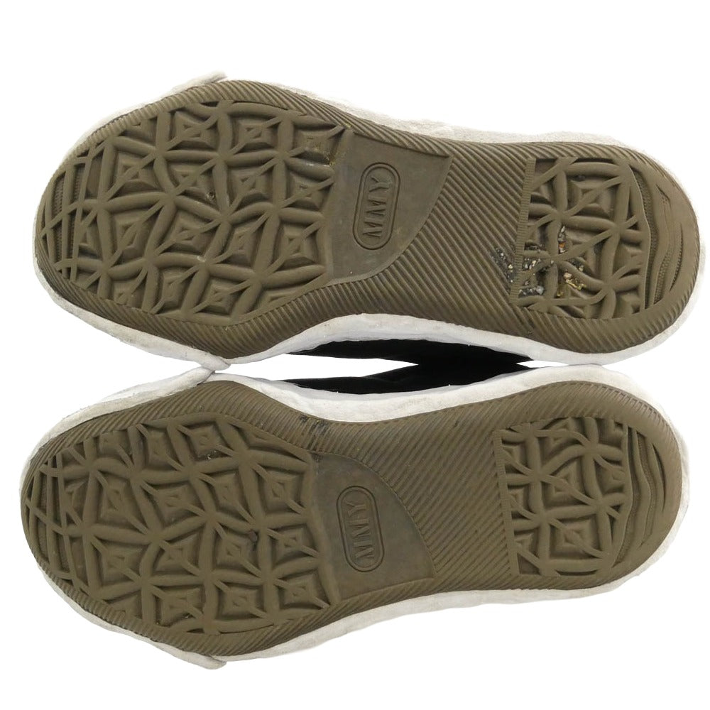 Maison MIHARA YASUHIRO メゾンミハラヤスヒロ 25SS A14FW723 PETERSON23 OG Sole Padded Canvas Low-top Sneaker ピーターソン ソール パデッド キャンバス ロートップ スニーカー ブラック系【中古】