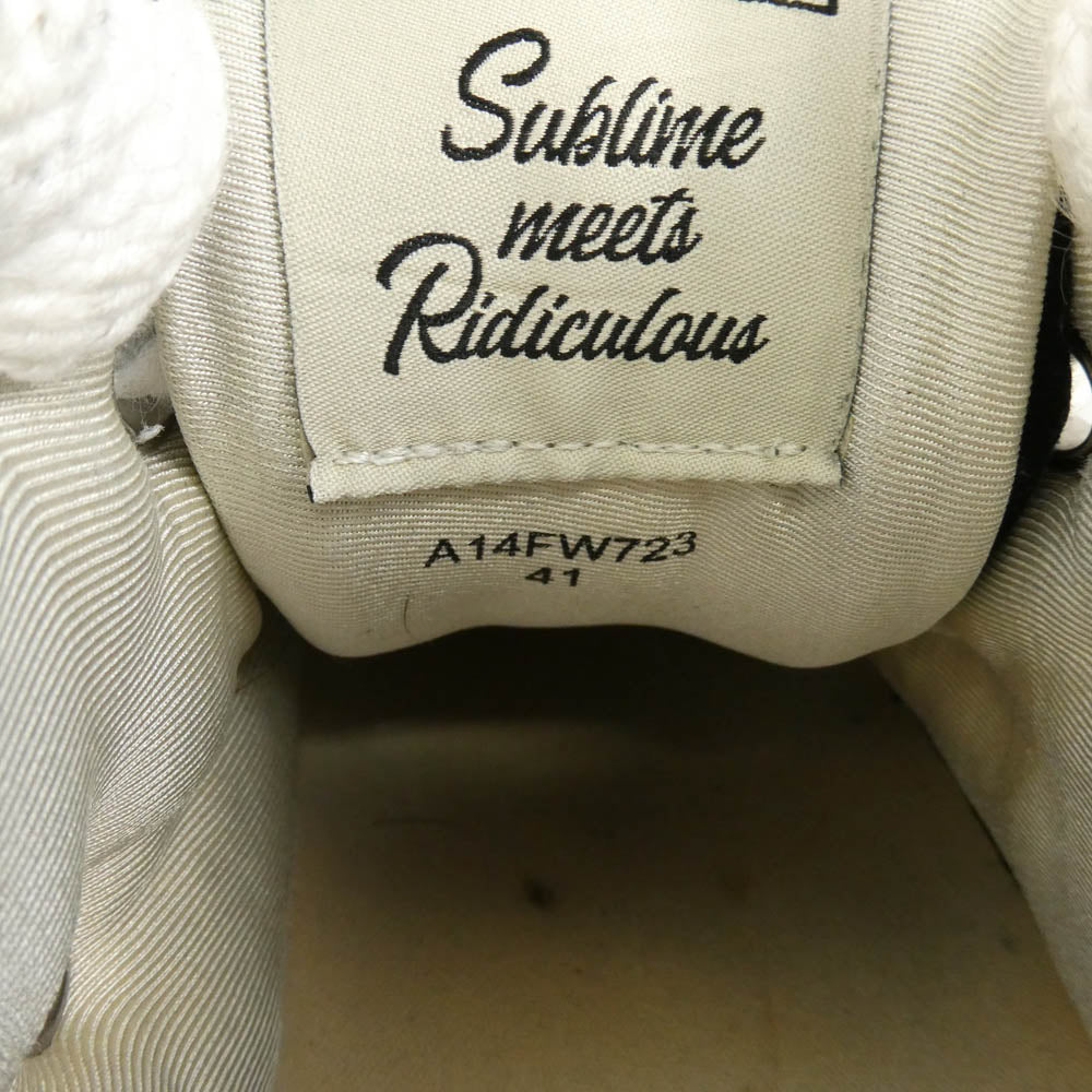 Maison MIHARA YASUHIRO メゾンミハラヤスヒロ 25SS A14FW723 PETERSON23 OG Sole Padded Canvas Low-top Sneaker ピーターソン ソール パデッド キャンバス ロートップ スニーカー ブラック系【中古】