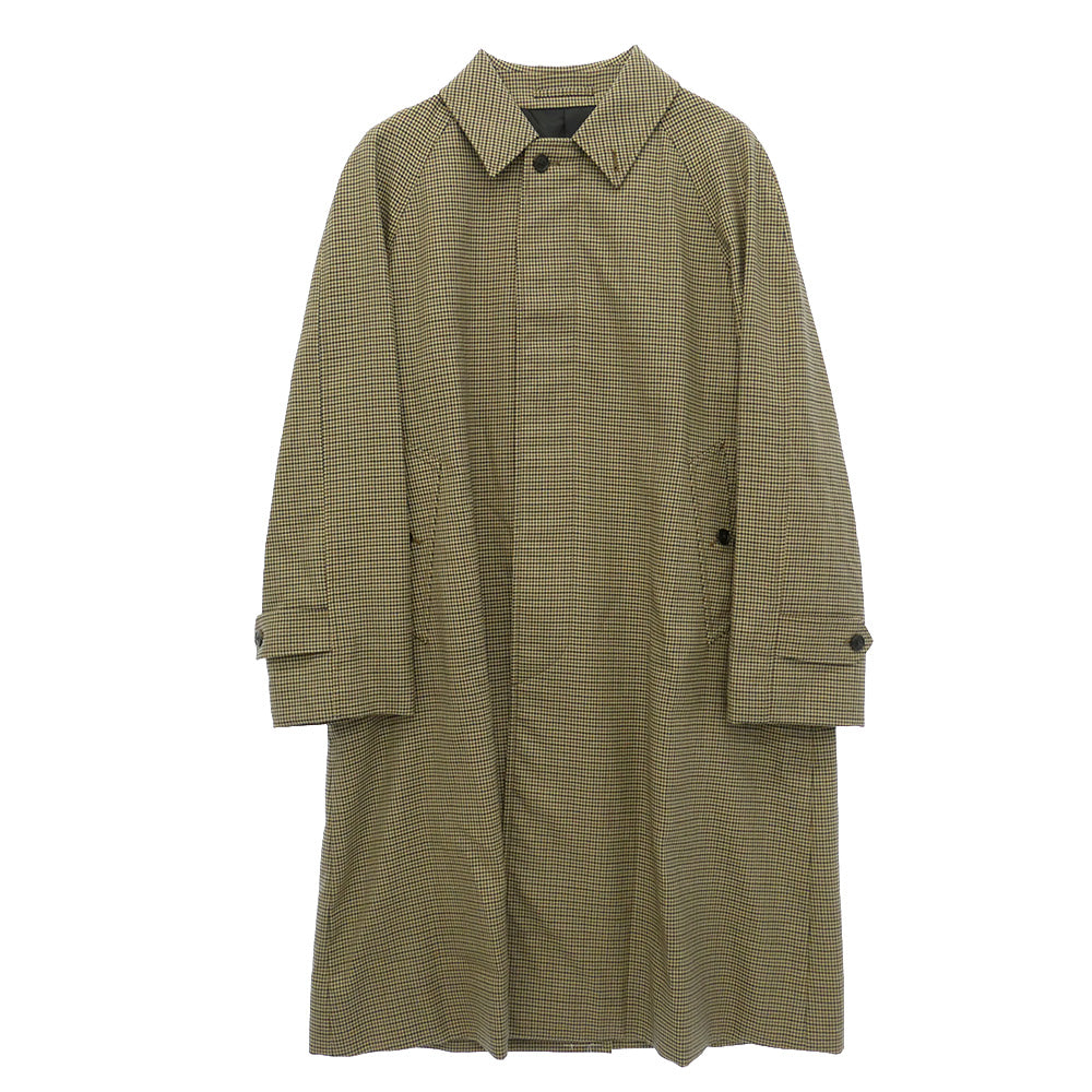 ジェイプレス　 COOASW0831 千鳥柄 ステンカラー ロング コート マルチカラー系 S【中古】
