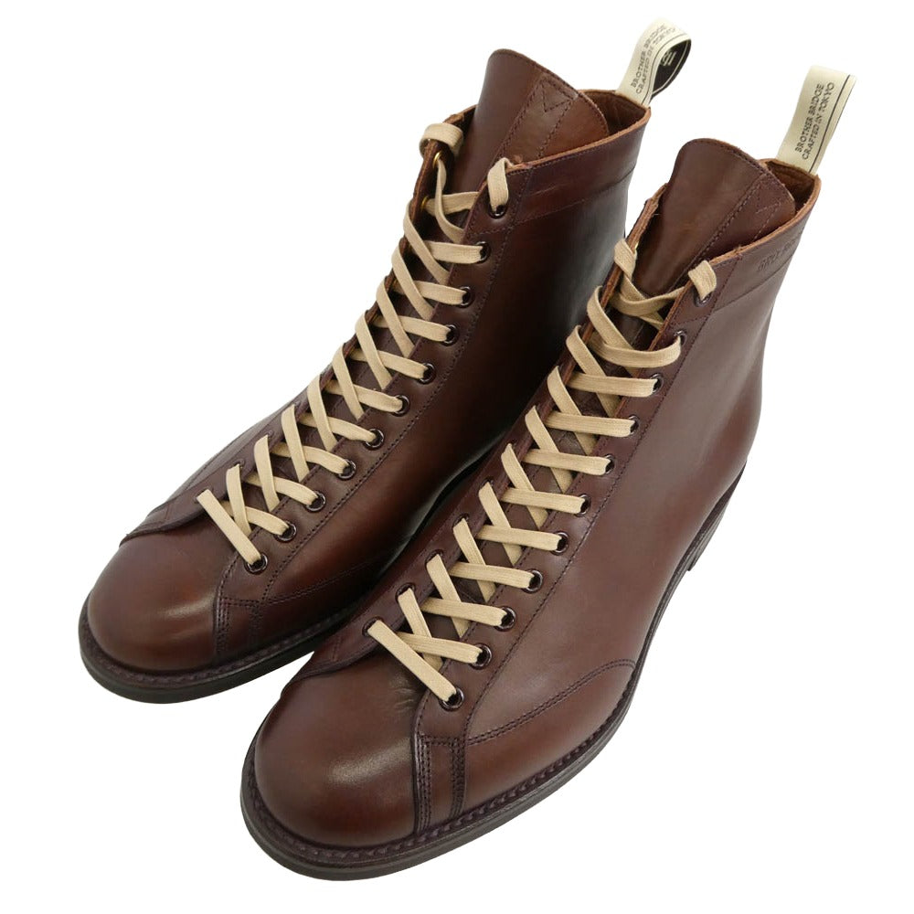 ブラザーブリッジ HENRY S009 VIN BRN CALF ヘンリー レザー ブーツ ブラウン系 9【美品】【中古】