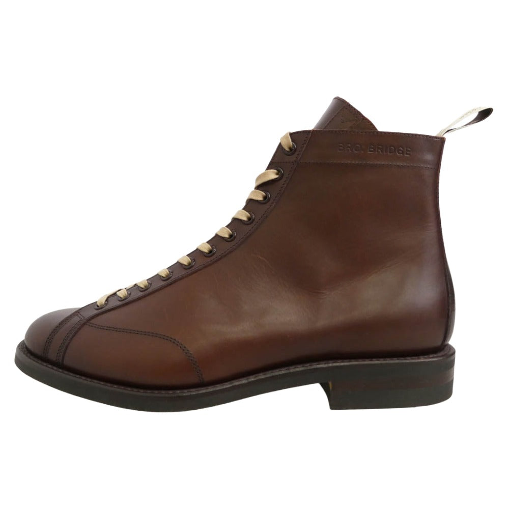 ブラザーブリッジ HENRY S009 VIN BRN CALF ヘンリー レザー ブーツ ブラウン系 9【美品】【中古】