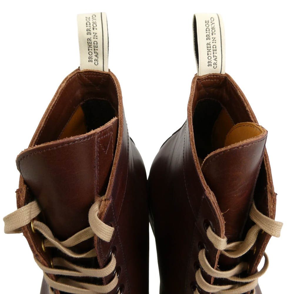 ブラザーブリッジ HENRY S009 VIN BRN CALF ヘンリー レザー ブーツ ブラウン系 9【美品】【中古】