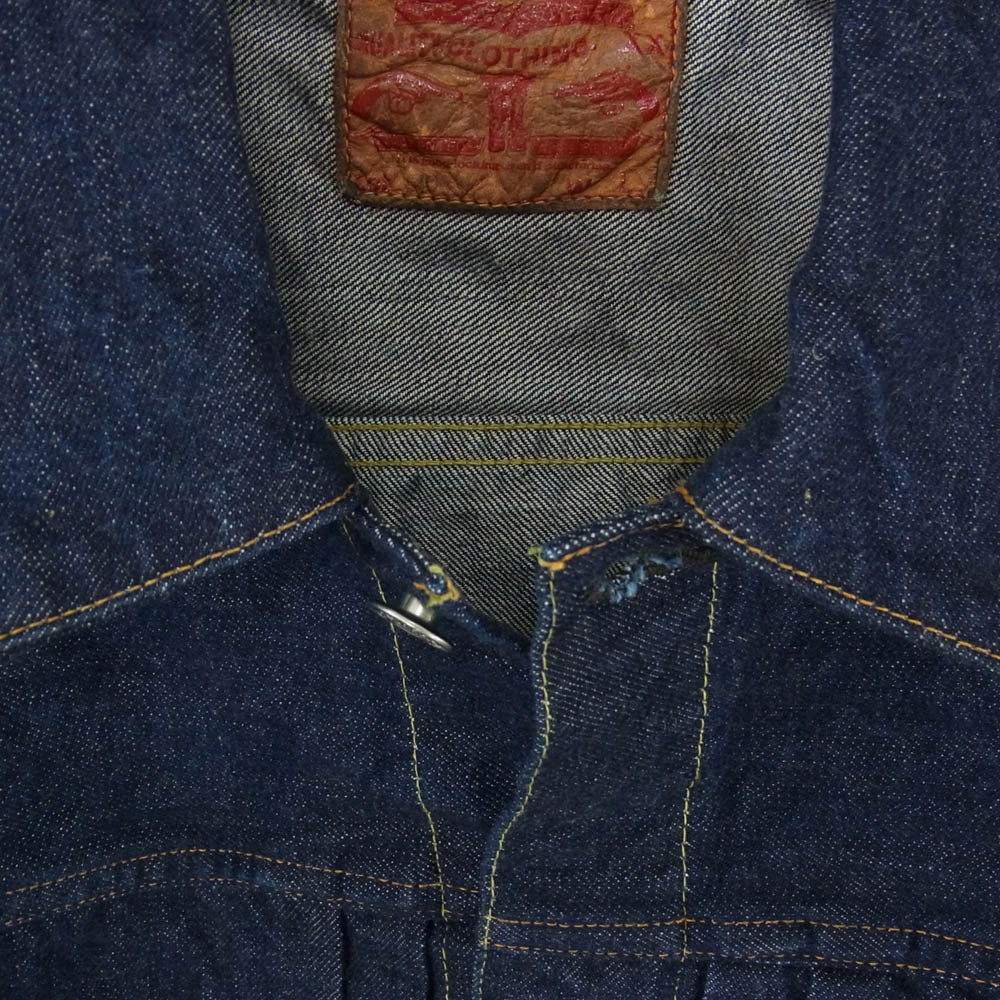 JELADO ジェラード JP94406 55 Denim Jacket 406XX 2nd Type 加工 デニム ジャケット インディゴブルー系 L【新古品】【未使用】【中古】