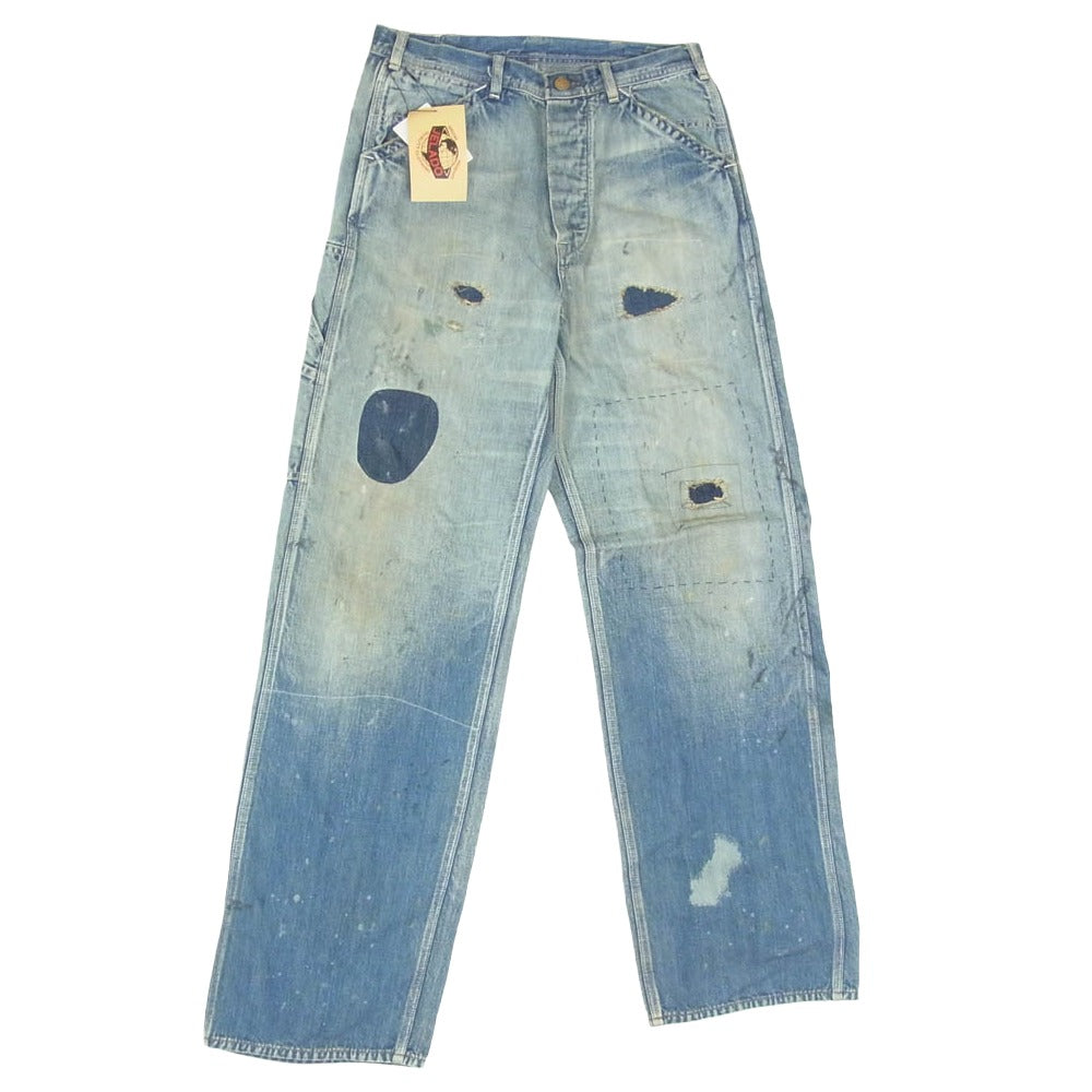 JELADO ジェラード JP21311 311W Painter Pants Vintage Finish ヴィンテージ加工 デニム ペインター パンツ インディゴブルー系 S【新古品】【未使用】【中古】