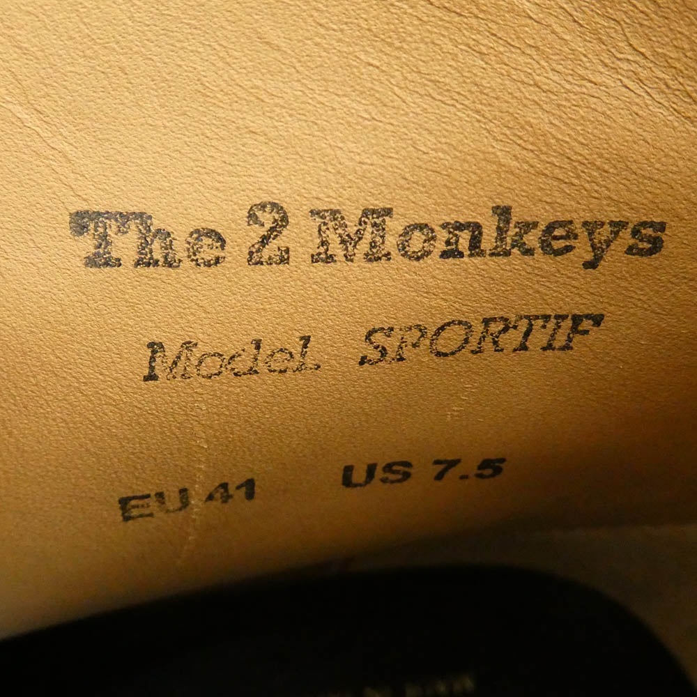 JELADO ジェラード The 2 Monkeys ザ トゥーモンキーズ sportif スポルティフ ホースハイド モカシン ブーツ ブラック系 US7.5【新古品】【未使用】【中古】