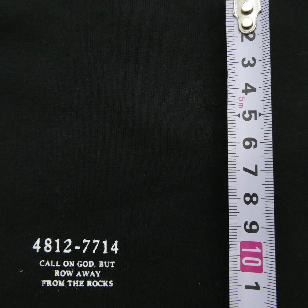 CRIMIE クライミー CR1-02A1-CS17 フロント ロゴ プリント 半袖 Tシャツ カットソー ブラック系 XXL【中古】