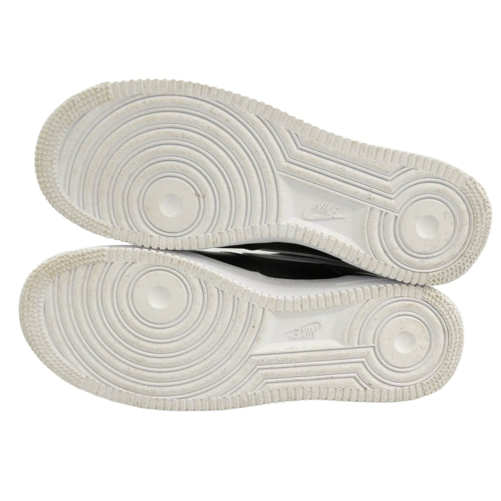 NIKE ナイキ CZ0270-001 Women's Air Force 1 Low 07 Essential Gold Mini Swoosh ウィメンズ エアフォース1 ロー 07 エッセンシャル ローカット スニーカー ブラック系 27cm【中古】