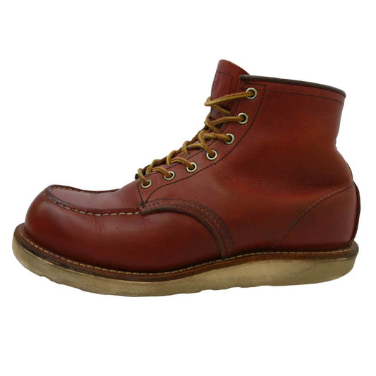 RED WING レッドウィング 8875 6inch CLASSIC MOC TOE モックトゥ ブーツ オロ ラセット ブラウン系 US7.5E【中古】