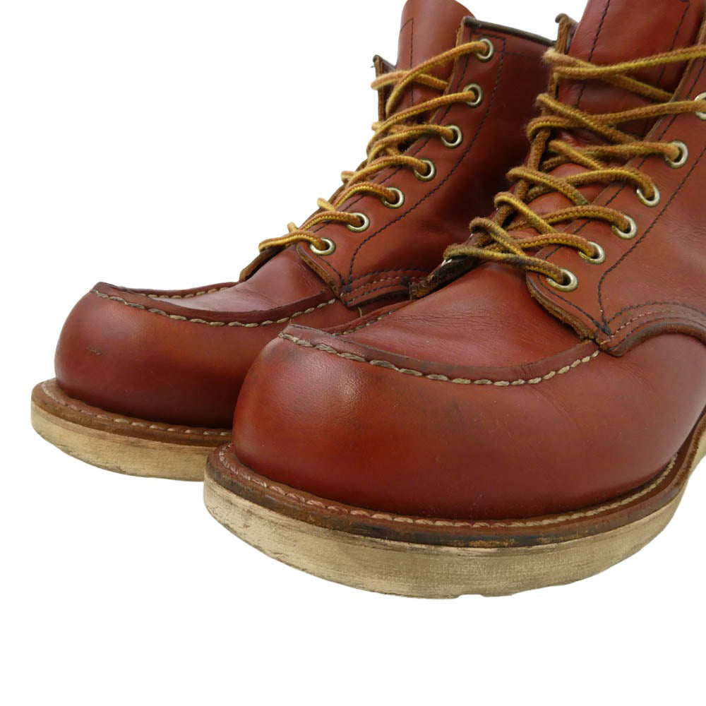 RED WING レッドウィング 8875 6inch CLASSIC MOC TOE モックトゥ ブーツ オロ ラセット ブラウン系 US7.5E【中古】
