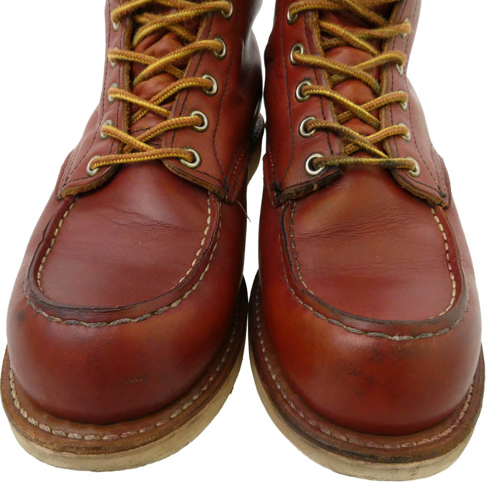 RED WING レッドウィング 8875 6inch CLASSIC MOC TOE モックトゥ ブーツ オロ ラセット ブラウン系 US7.5E【中古】