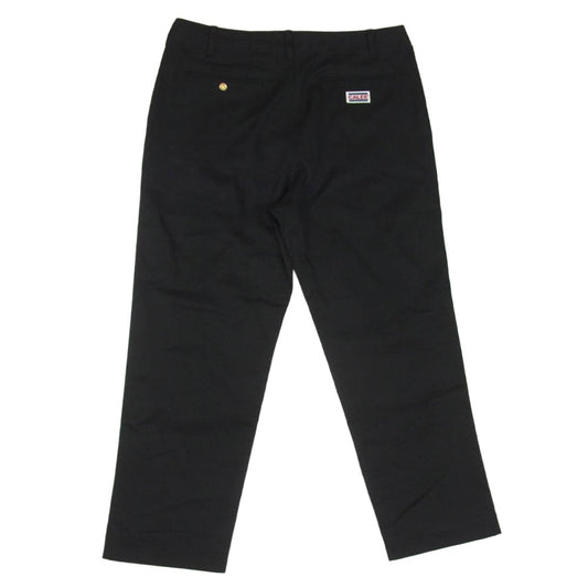 CALEE キャリー 03-6418-6033 T/C TWILL CHINO TROUSERS ストレート チノ トラウザー パンツ ブラック系 XL【中古】
