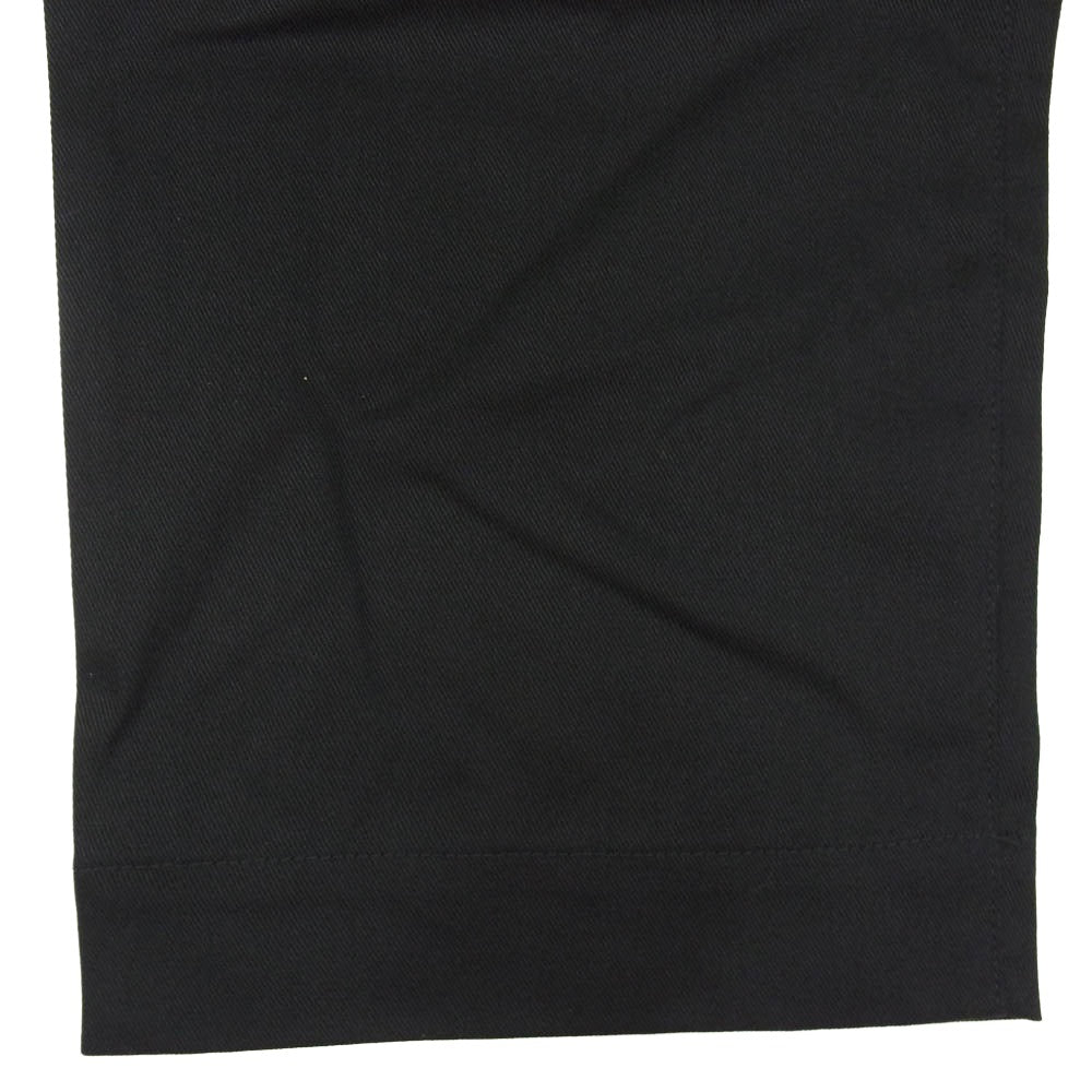 CALEE キャリー 03-6418-6033 T/C TWILL CHINO TROUSERS ストレート チノ トラウザー パンツ ブラック系 XL【中古】