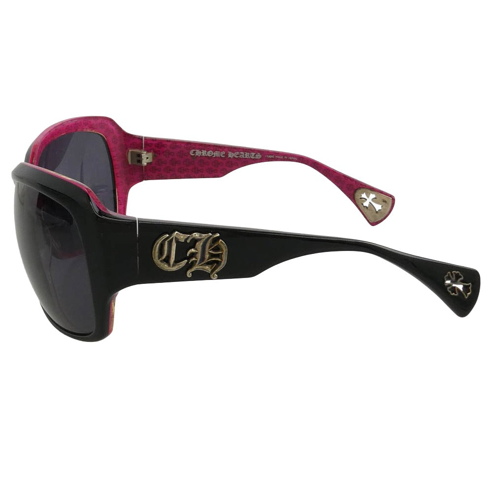 CHROME HEARTS クロムハーツ（原本無） SWEET YOUNG THANG II サングラス アイウェア ブラック系 ピンク系【中古】