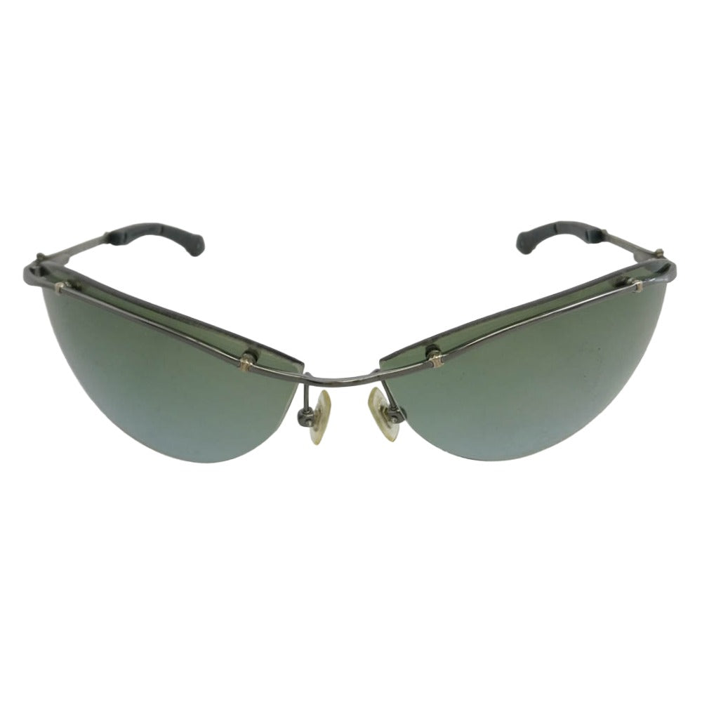 CHROME HEARTS クロムハーツ（原本無） FLAMING フレイミング サングラス アイウェア モスグリーン系【中古】