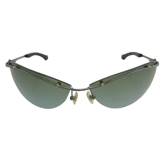 CHROME HEARTS クロムハーツ（原本無） FLAMING フレイミング サングラス アイウェア モスグリーン系【中古】
