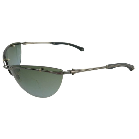CHROME HEARTS クロムハーツ（原本無） FLAMING フレイミング サングラス アイウェア モスグリーン系【中古】