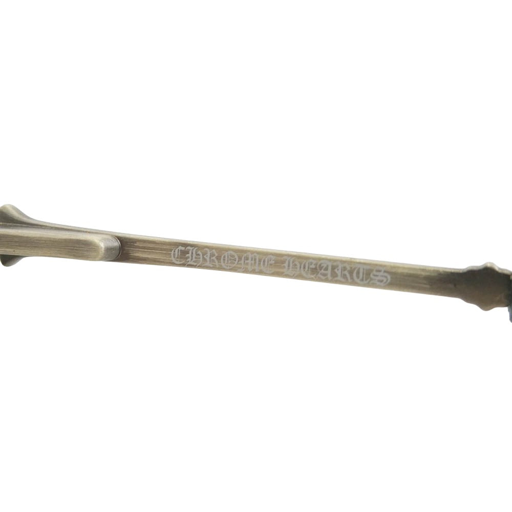 CHROME HEARTS クロムハーツ（原本無） FLAMING フレイミング サングラス アイウェア モスグリーン系【中古】