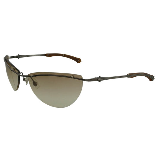 CHROME HEARTS クロムハーツ（原本無） FLAMING フレイミング サングラス アイウェア ブラウン系【中古】