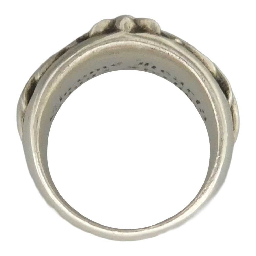 CHROME HEARTS クロムハーツ（原本有） FLRL CRS フローラルクロス リング シルバー系 15号【中古】