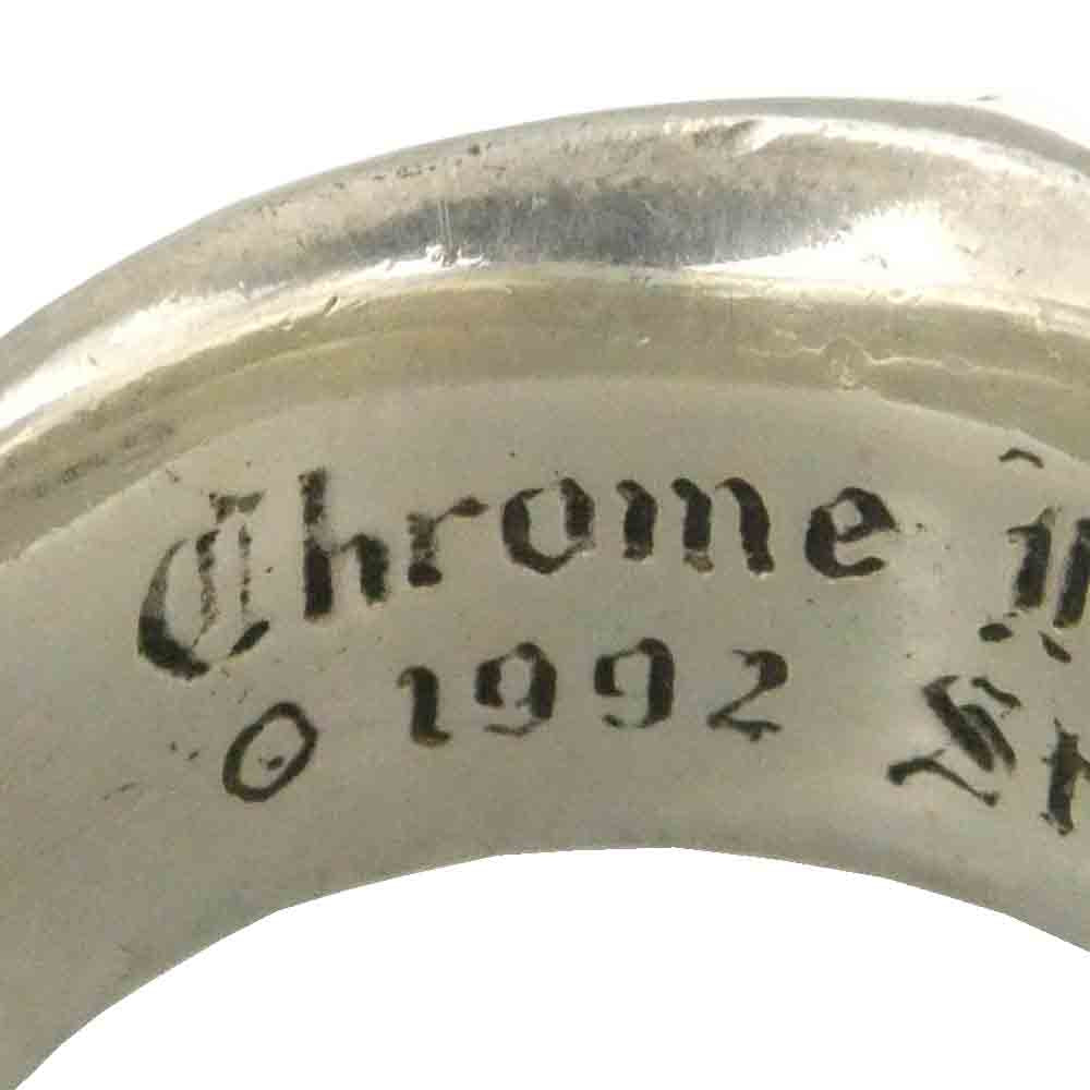 CHROME HEARTS クロムハーツ（原本有） FLRL CRS フローラルクロス リング シルバー系 15号【中古】