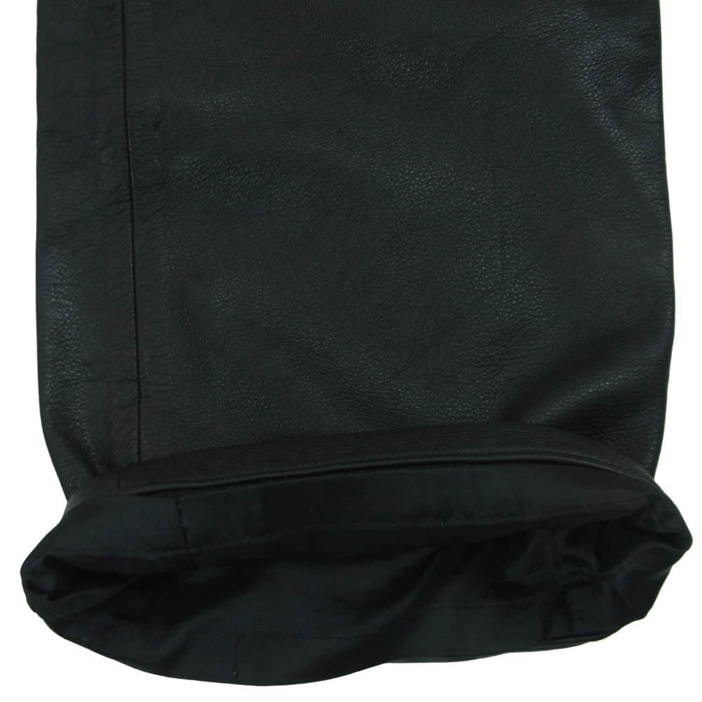Paul Smith ポール・スミス cowhide 4ポケット 牛革 レザー パンツ ブラック系 30【中古】