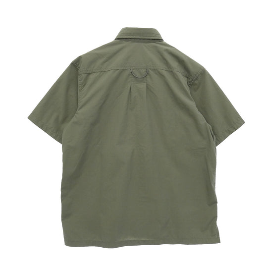 STUSSY ステューシー 90s OLD 20th INTL SURPLUS オールド サープラス 半袖 シャツ カーキ系 S【中古】