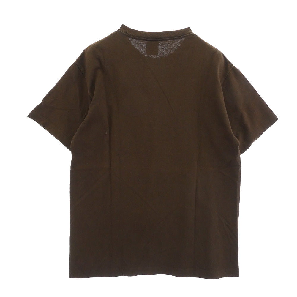 STUSSY ステューシー 00s USA製 紺タグ OLD オールド Ink Splatter tee グラフィック Tシャツ ブラウン系 M【中古】