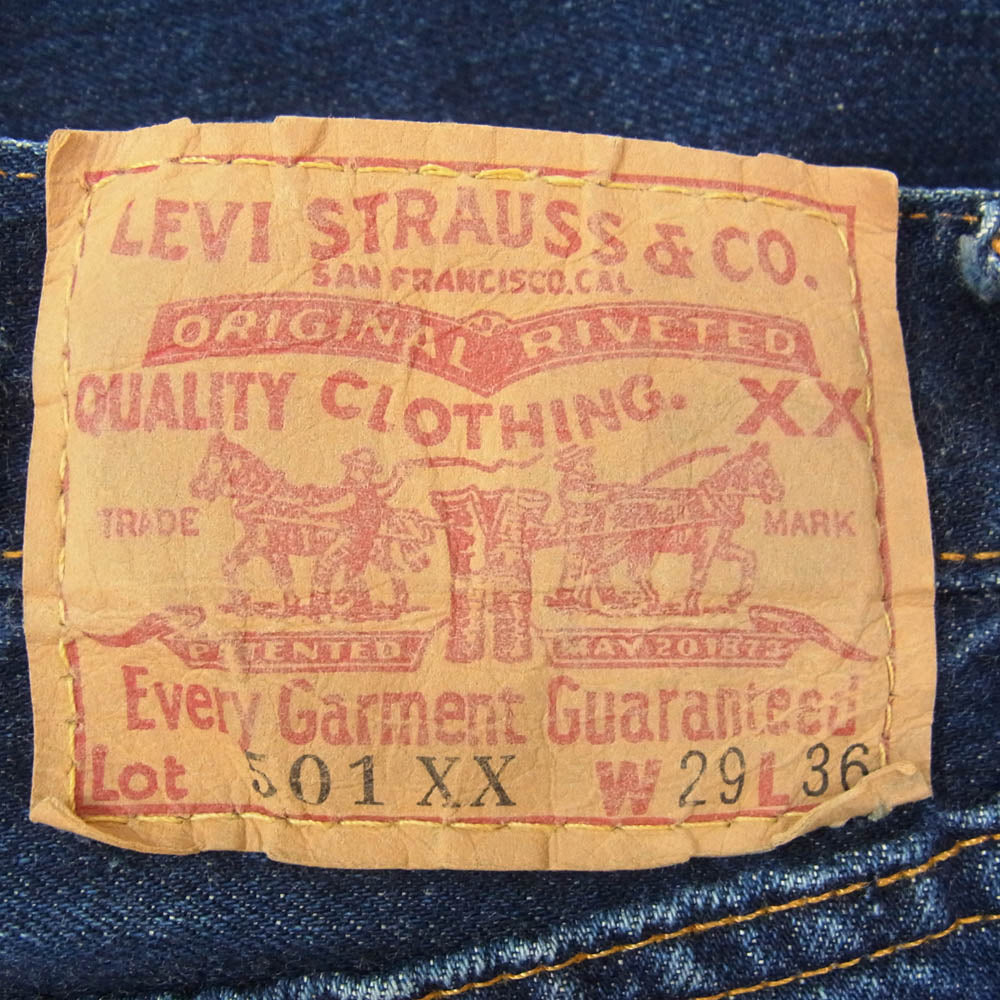 Levi's リーバイス 501-0003 90s 99年 USA製 バレンシア工場 501XX 1955年モデル 復刻 デニム パンツ ジーンズ インディゴブルー系 29【中古】