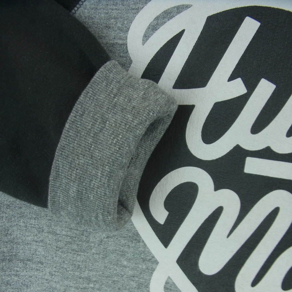HUMAN MADE ヒューマンメイド 22AW HM24CS040 HEART RAGLAN SWEATSHIRT ハートロゴ ラグラン スウェットシャツ トレーナー グレー系 チャコール系 L【中古】