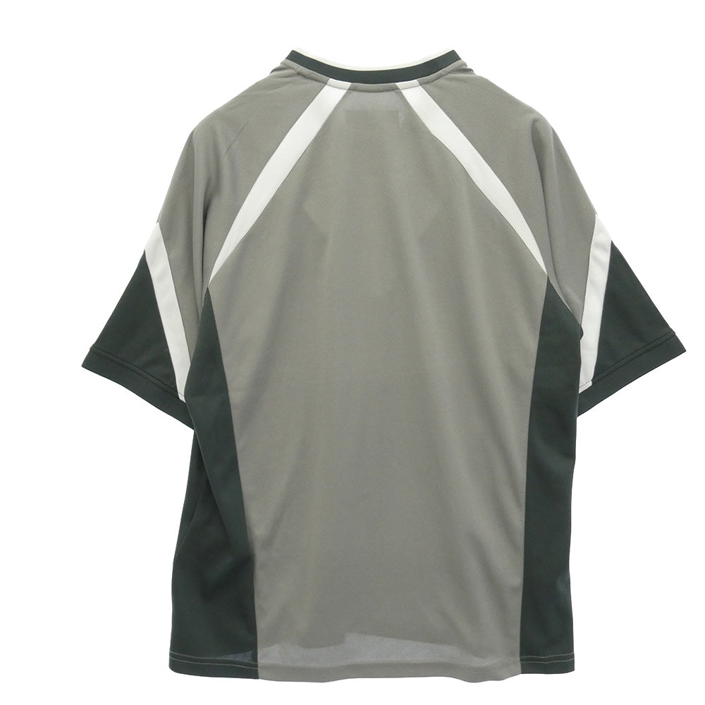 KITH キス 26SS 26-073-060-0002-2-0 Otto Mesh Chase II Jersey オットー メッシュ チェイス ツー ジャージ Tシャツ 半袖カットソー グレー系 S【中古】