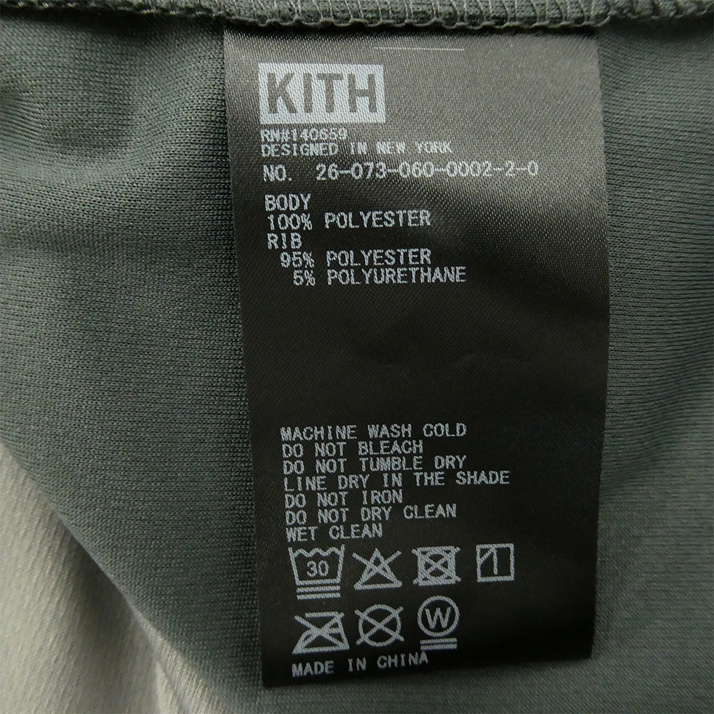KITH キス 26SS 26-073-060-0002-2-0 Otto Mesh Chase II Jersey オットー メッシュ チェイス ツー ジャージ Tシャツ 半袖カットソー グレー系 S【中古】