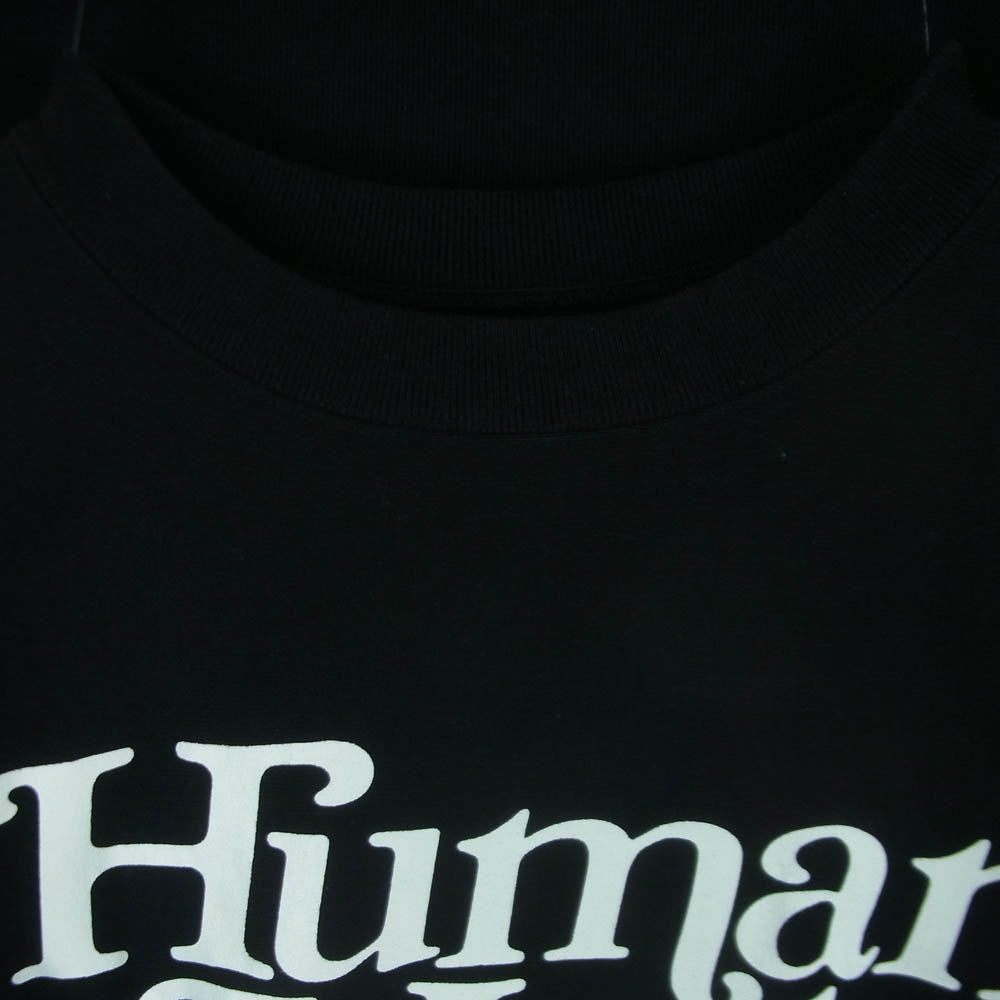 HUMAN MADE ヒューマンメイド Girls Don't Cry ガールズドントクライ 23SS CREW NECK SWEATSHIRT クルーネック スウェットシャツ トレーナー ブラック系 L【中古】