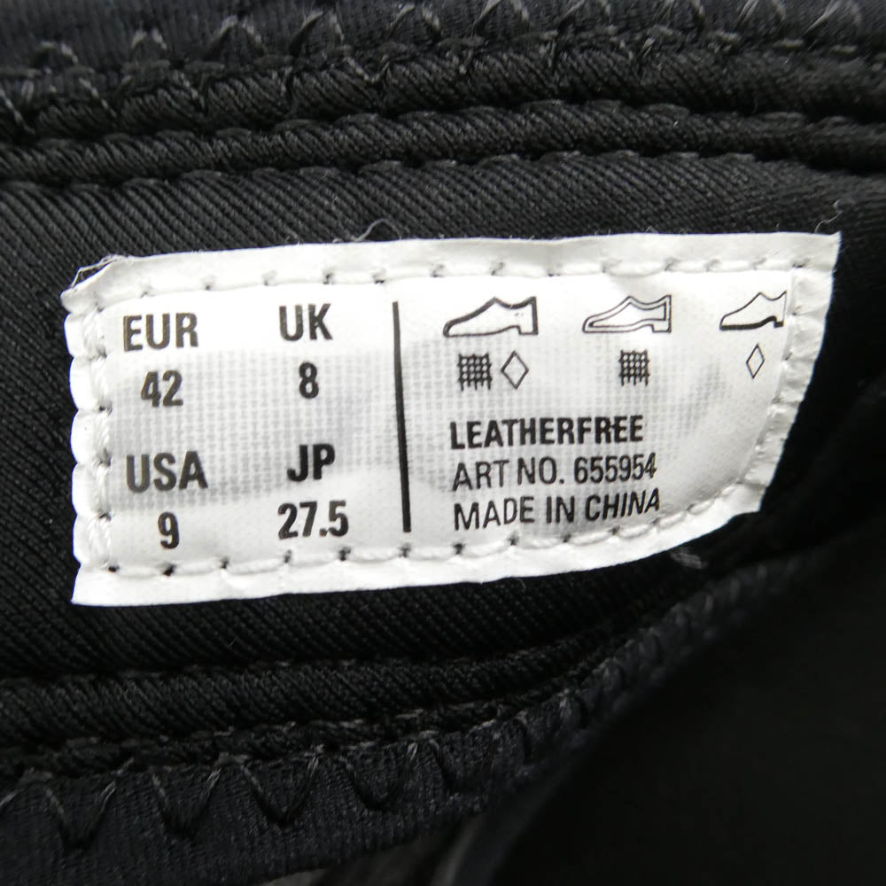 BALENCIAGA バレンシアガ 655954 TRACK SLIDE トラック スライド サンダル ブラック系 27.5【美品】【中古】