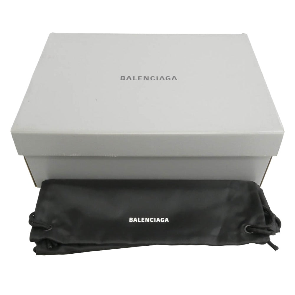 BALENCIAGA バレンシアガ 656065 RUNNER ランナー レザー メッシュ スニーカー ホワイト系 27.5【中古】