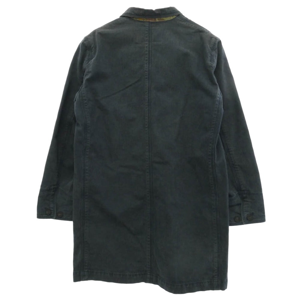 PHENOMENON フェノメノン ILLJKT-328 Herringbone Coat JKT ヘリンボーンツイル コート ジャケット ネイビー系 L【中古】