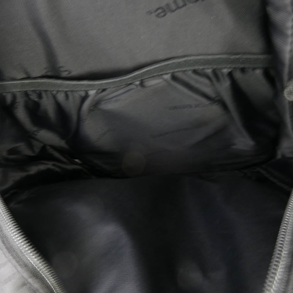 Supreme シュプリーム 19SS SUP-SS19-17 Backpack Black 総柄 ボックス ロゴ バックパック リュック ブラック系【中古】