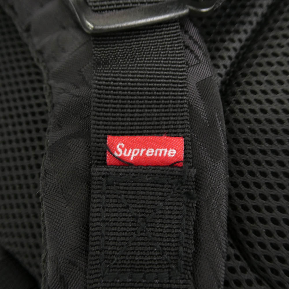 Supreme シュプリーム 19SS SUP-SS19-17 Backpack Black 総柄 ボックス