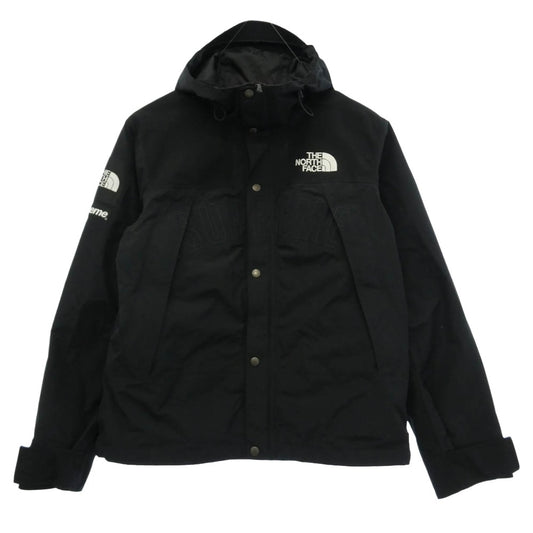 Supreme シュプリーム THE NORTH FACE ノースフェイス 19SS NP119011 × THE NORTH FACE Arc Logo Mountain Parka ノースフェイス アーチ ロゴ マウンテン パーカー ジャケット ブラック系 M【中古】
