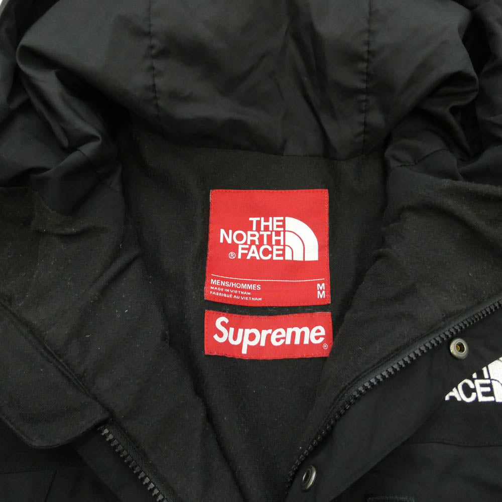 Supreme シュプリーム THE NORTH FACE ノースフェイス 19SS NP119011 × THE NORTH FACE Arc Logo Mountain Parka ノースフェイス アーチ ロゴ マウンテン パーカー ジャケット ブラック系 M【中古】