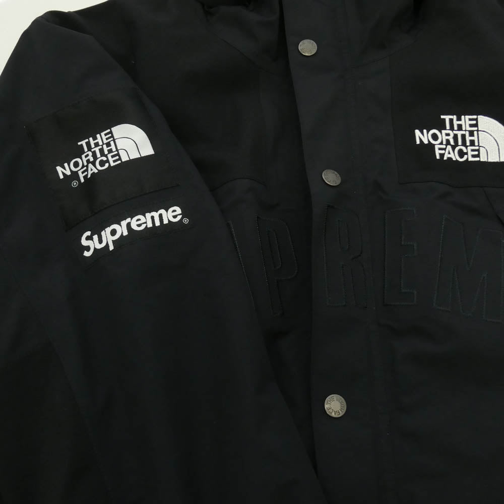 Supreme シュプリーム THE NORTH FACE ノースフェイス 19SS NP119011 × THE NORTH FACE Arc Logo Mountain Parka ノースフェイス アーチ ロゴ マウンテン パーカー ジャケット ブラック系 M【中古】
