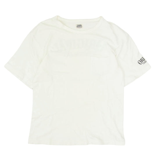 TENDERLOIN テンダーロイン バックプリント ポケット Tシャツ ショートスリーブ 半袖 カットソー オフホワイト系 S【中古】