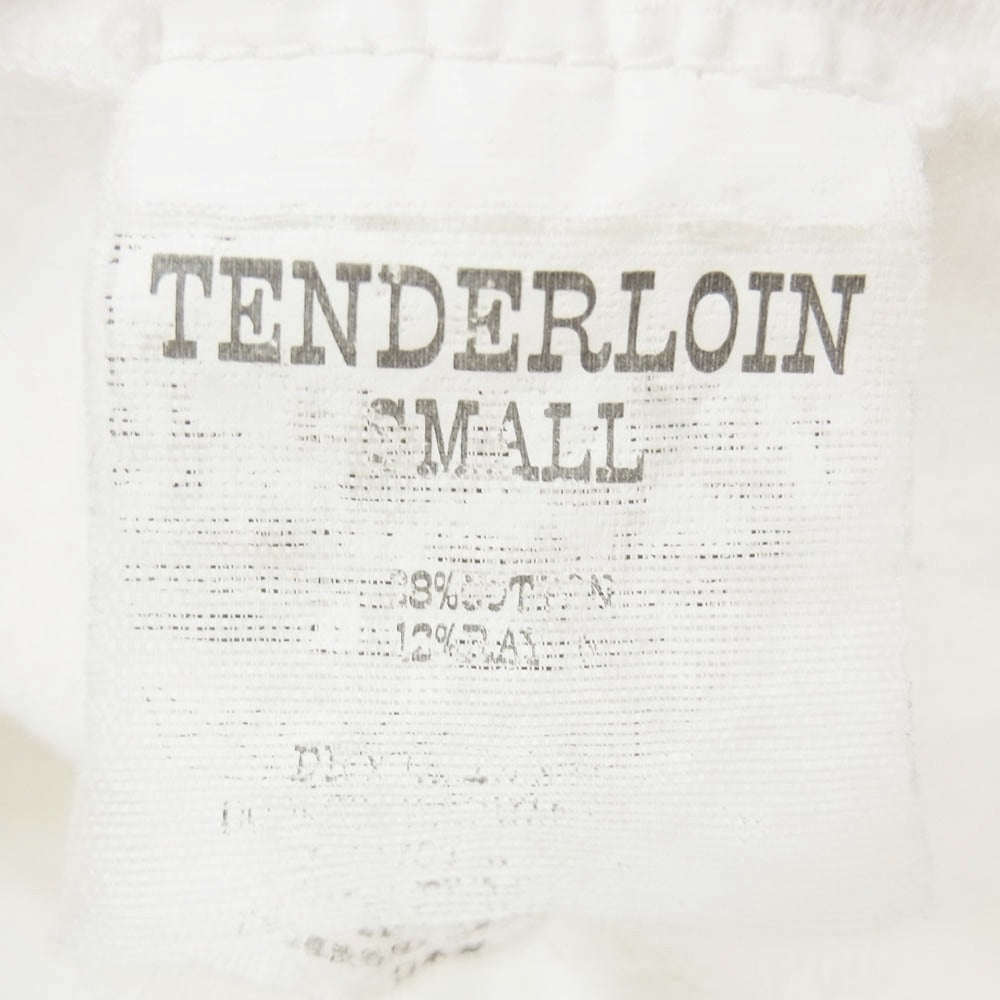 TENDERLOIN テンダーロイン バックプリント ポケット Tシャツ ショートスリーブ 半袖 カットソー オフホワイト系 S【中古】