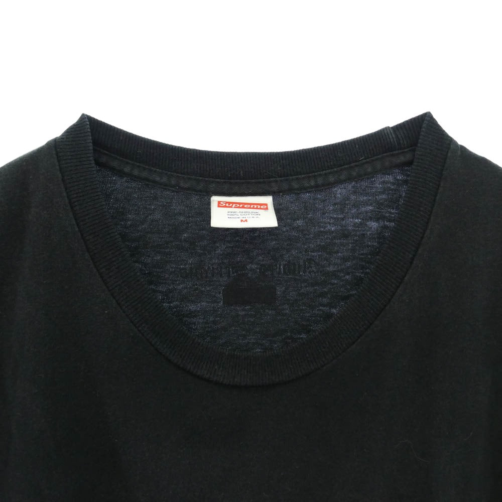 Supreme シュプリーム 17AW × Andres Serrano アンドレスセラーノ Piss Christ Tee キリスト プリント Tシャツ 半袖 カットソー ブラック系 M【中古】
