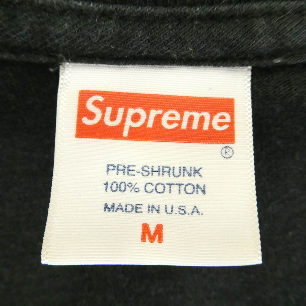 Supreme シュプリーム 17AW × Andres Serrano アンドレスセラーノ Piss Christ Tee キリスト プリント Tシャツ 半袖 カットソー ブラック系 M【中古】