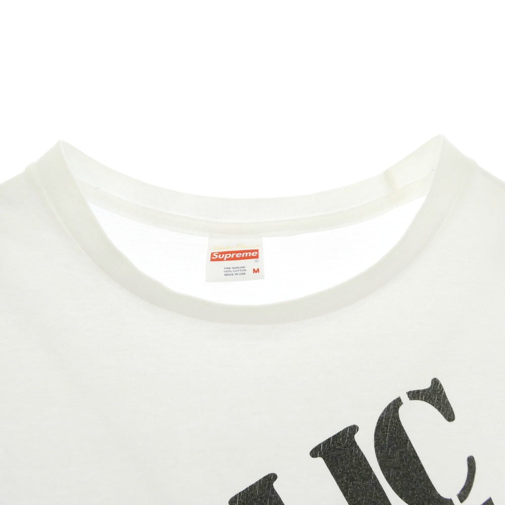 Supreme シュプリーム UNDERCOVER アンダーカバー 18SS × UNDERCOVER アンダーカバー × PUBLIC ENEMY パブリック・エナミー Blow Your Mind Tee プリント Tシャツ 半袖 カットソー ホワイト系 M【中古】