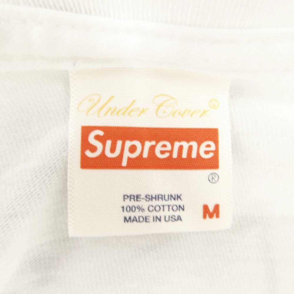 Supreme シュプリーム UNDERCOVER アンダーカバー 18SS × UNDERCOVER アンダーカバー × PUBLIC ENEMY パブリック・エナミー Blow Your Mind Tee プリント Tシャツ 半袖 カットソー ホワイト系 M【中古】