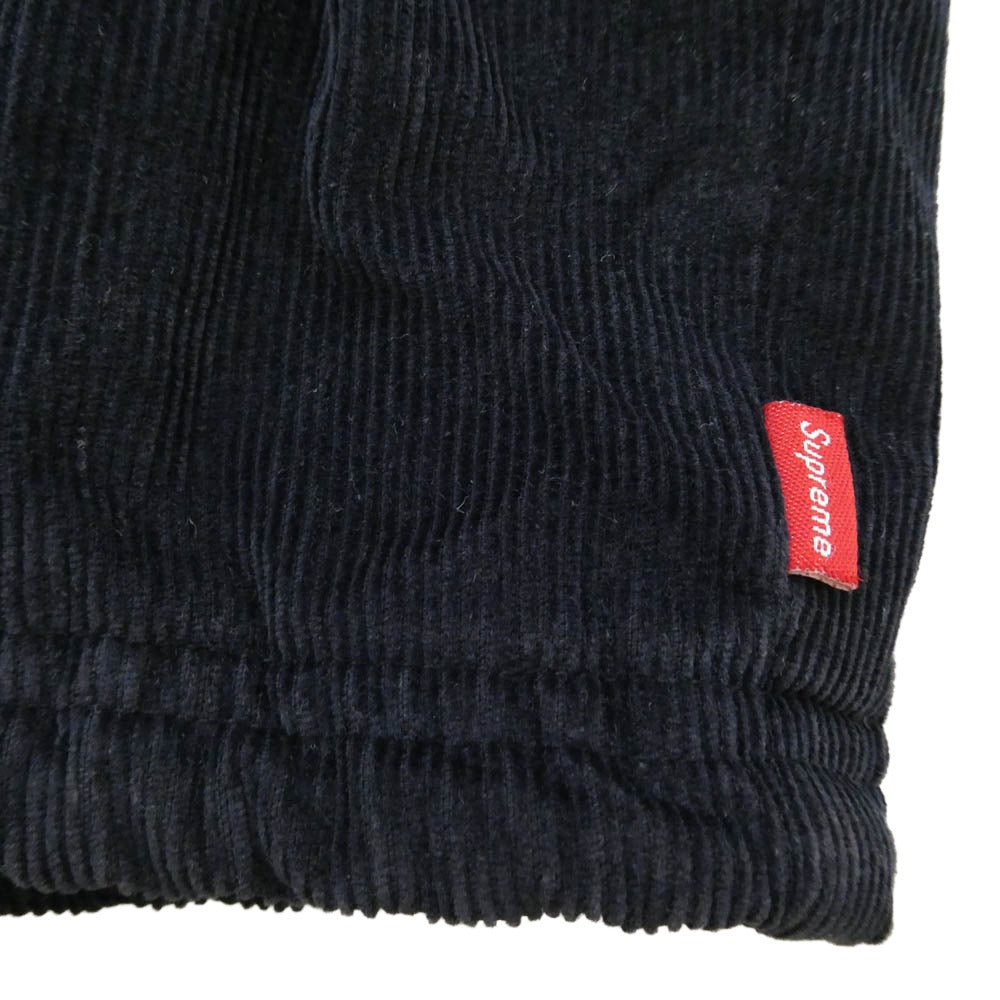 Supreme シュプリーム 11AW Corduroy Coaches Jacket バックアーチロゴ コーデュロイ ジャケット ネイビー系 M【中古】